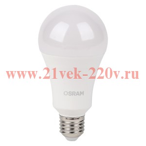 Лампа светодиодная LV CLA 200 25SW/840 (=200W) 220-240V FR E27 2000lm 180° 25000h d65x132 OSRAM