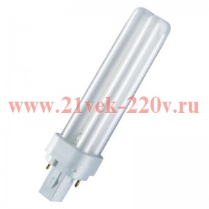 Лампа люминесцентная компактная DULUX D 26Вт/840 G24d-3 OSRAM 4099854123047