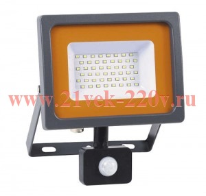 Прожектор светодиодный PFL-SC-SMD-30Вт sensor 30Вт 6500К IP54 (матовое стекло) Jazzway 4895205001411