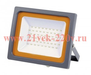 Прожектор светодиодный PFL-SC-SMD-50Вт 50Вт IP65 6500К (матовое стекло) Jazzway 4895205001435