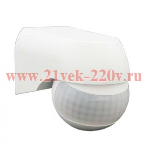 Датчик движения PMS-IR 010 800Вт 180° 12м IP44 WH Jazzway