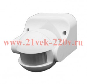 Датчик движения PMS-IR 009 1200Вт 180° 12м IP44 WH Jazzway