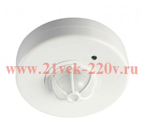 Датчик движения потолочный PMS-IR 024 1200Вт 360° 2-6м IP20 WH Jazzway