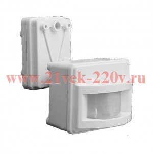 Датчик движения PMS-IR 017 1200Вт 120° 2-12м IP44 WH Jazzwa