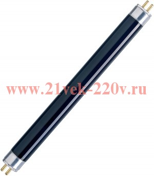 Лампа ультрафиолетовая T5 8W BLB LТ5 Triphosphor (чёрное стекло) 288mm FOTON