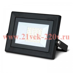 Прожектор Gauss LED Qplus 30W 2700lm IP65 6500К черный 1/30