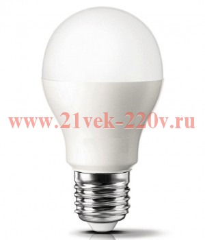 Лампа светодиодная Philips ESSENTIAL LEDBulb A60 7-65W E27 6500K 220V 720lm холодный свет