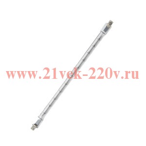 Лампа инфракрасная прозрачная 13908R CL 235V 300W R7s d11x117.5мм 2500К 1000h Dr. FISCHER