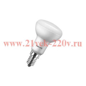 Лампа светодиодная R50 ESS LED 6-50W/865 E14 6500K 640Lm 230V PHILIPS дневной белый свет