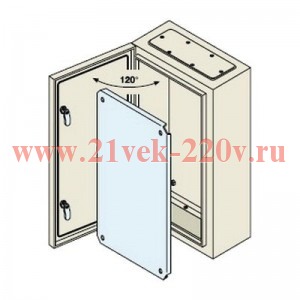 Шкаф ABB SR2 IP65 400х300х200мм с монтажной платой