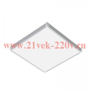 Светильник светодиодный LED CSVT Hightech-38/opal-sand 38W 4000К DALI 3800Lm IP54 белый 595х595х40mm