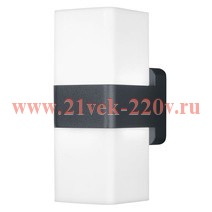 Светильник светодиодный фасадный SMART+ OUTDOOR CUBE UPDOWN WALL LIGHT RGBW 13.5W/830 900Lm WIFI