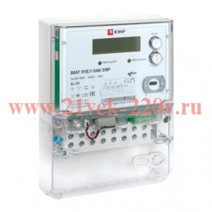 Счетчик Skat 315E/1-5(60) SIRP 3ф EKF 31501R