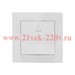 Кнопка звонка 1-кл. СП Валенсия 10А IP20 бел. PROxima EKF EWV10-026-10