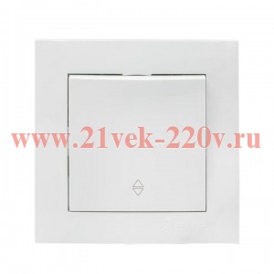 Выключатель проходной 1-кл. СП Валенсия 10А IP20 бел. PROxima EKF EWV10-025-10