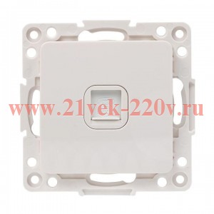 Механизм розетки Phone 1-м Стокгольм бел. PROxima EKF EYT01-034-10