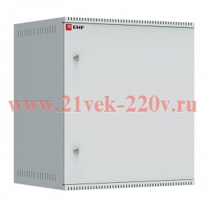 Шкаф телекоммуникационный настенный 12U (600х450) дверь металл, Astra A серия EKF Basic