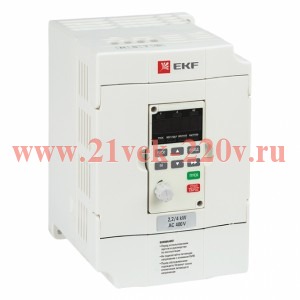 Преобразователь частоты 1,5/2,2кВт 3х400В VECTOR-75 EKF Basic