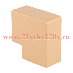 Поворот 90 гр. (25х16) (4 шт) Plast EKF PROxima под светлое дерево