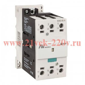 Контактор КМЭ 65А 400В АС AVERES EKF ctr-s-70-00-400-av