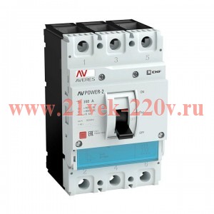 Выключатель автоматический 63А 80кА AV POWER-1/3 TR AVERES EKF mccb-13-63H-TR-av