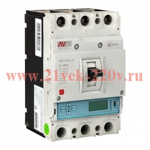 Выключатель автоматический 250А 100кА AV POWER-2/3 ETU6.0 AVERES EKF mccb-23-250H-6.0-av