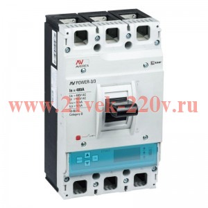 Автоматический выключатель AV POWER-3/3 400А 50kA ETU6.0 EKF