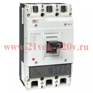 Выключатель автоматический 630А 50кА AV POWER-3/4 4P ETU2.0 EKF mccb-34-630-2.0-av