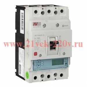 Автоматический выключатель AV POWER-1/3 160А 50kA ETU6.0 EKF