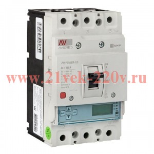 Выключатель автоматический 160А 100кА AV POWER-1/3 ETU6.0 AVERES EKF mccb-13-160H-6.0-av