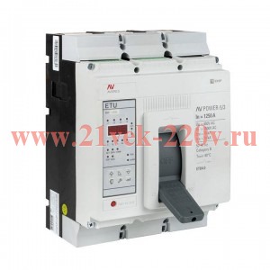 Выключатель автоматический 1250А 70кА AV POWER-5/3 ETU4.0 AVERES EKF mccb-53-1250M-4.0-av