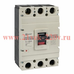 Автоматический выключатель ВА-99М 630/630А 3P 50кА EKF Basic