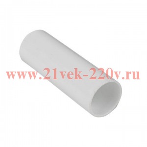 Муфта соединительная для трубы 16мм бел. Plast EKF ms-t-16-w-r