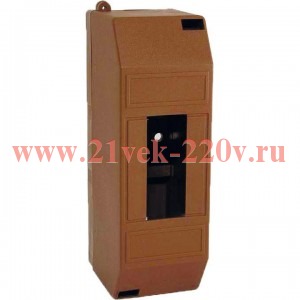 Бокс КМПН 1/2 темн. дерево инд. штрих-код PROxima EKF pbm40-n-2-dark