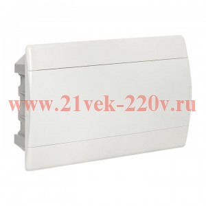 Щит ЩРВ-П-18 IP41 бел. дверца (пром. упак.) Basic EKF pb-v-18w-bas