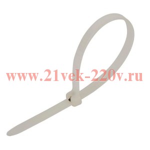 Хомут нейлоновый со стальным зубом (б) 4х150 (уп.100шт) PROxima EKF plc-fl-ctsbw-4x150