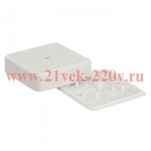 Коробка разветвительная KMP-030-032 наружная, 100х100х25, белая EKF PROxima