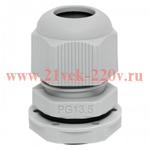 Сальник PG13.5 IP54 отв. d21мм провод d6-12мм (уп.2шт) PROxima EKF plc-pg-13.5-2-r