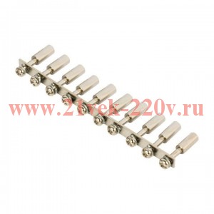 Перемычка тип 10PIN для 6.0кв.мм (уп.10шт) PROxima EKF plc-per-6PIN-6