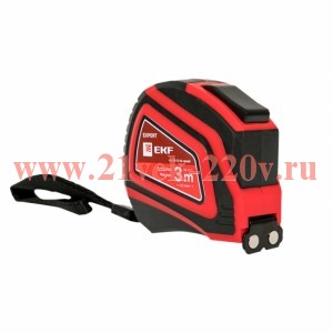 Рулетка измерительная РС-10 (3мх16мм) Autostop магнит Expert EKF rs-10-3-16-quad