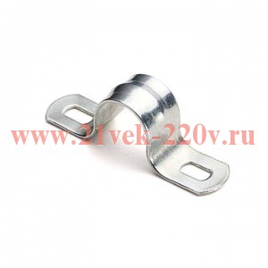 Скоба металлическая двухлапковая d 48-50 мм (50шт.) EKF PROxima