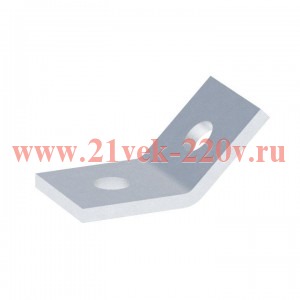 Пластина STRUT угловая 135град. 2 отверстия EKF stpu2135