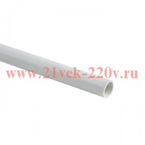 Труба ПВХ гладкая жесткая d16 бел. (дл.2м) PROxima EKF trg-16w-2m