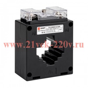 Трансформатор тока ТТЕ 40 600/5А кл. точн. 0.5 PROxima EKF tte-40-600/tc-40-600-0.5