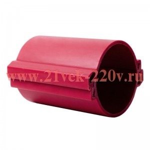 Труба гладкая ПНД разборная d110мм 450Н красн. PROxima EKF tr-hdpe-110-450-red