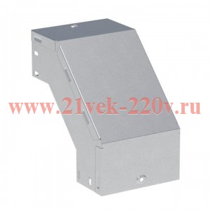 Угол для лотка вертикальный внешний 90град. 100х100 INOX EKF vo90100100-INOX