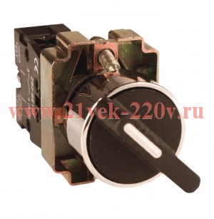 Переключатель BD33 3P короткая ручка 2NO EKF PROxima