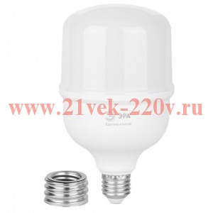 Лампа светодиодная высокомощная RED LINE LED POWER T140-80W-6500-E27/E40 R 80Вт Т140 колокол 6500К х