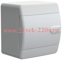 Щит накладной UNION Compact ЩРН-П-4 4м белая дверь IP41 IEK