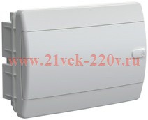 Щит встраиваемый UNION Compact ЩРВ-П-12 12м белая дверь IP41 IEK